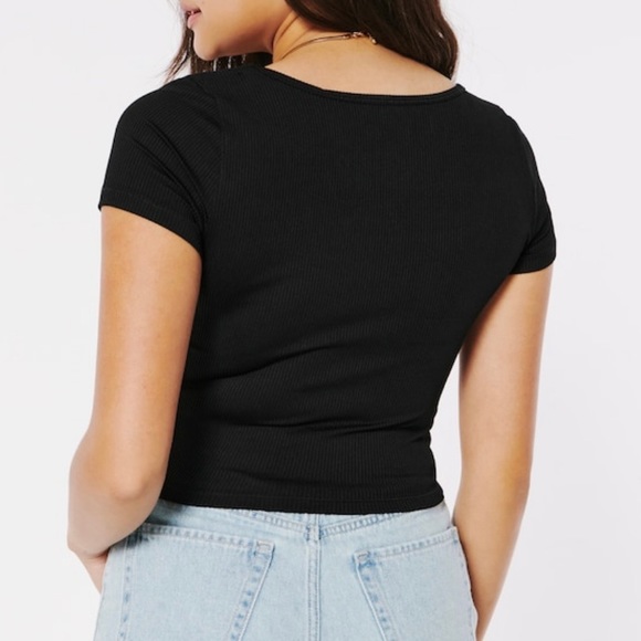 Hollister Square Neck Tee - Picture 6 of 6